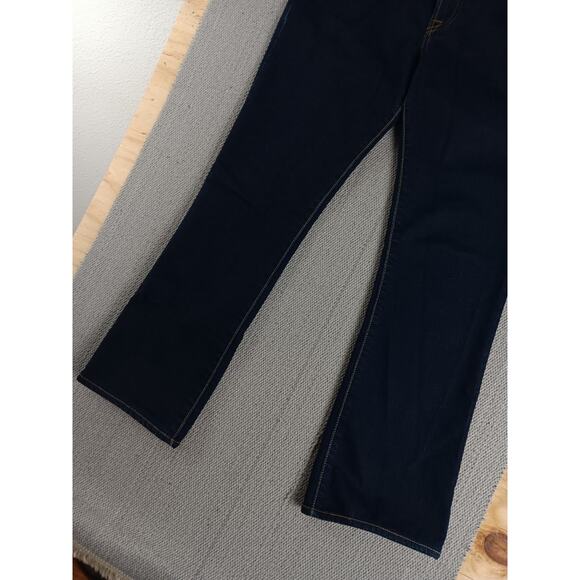 Lucky Brand by Gene Montesano Lola Boot Jeans Womens 12 32X29 Dark Wash USA Made - Picture 4 of 14